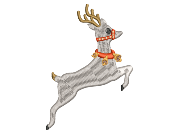 Christmas Leaping Reindeer Embroidery Review