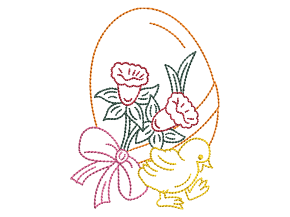Cute Chick Egg Embroidery Design Review
