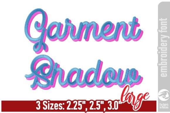 Garment Shadow Embroidery Font - L Review