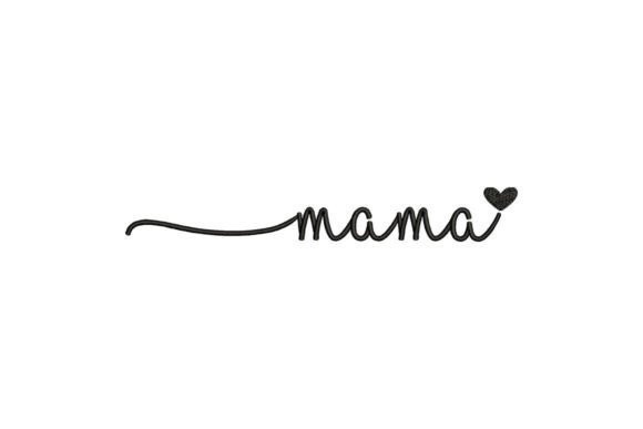 Mama Script Embroidery Design Review