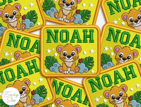 Personalized Lion Name Patch Embroidery Review