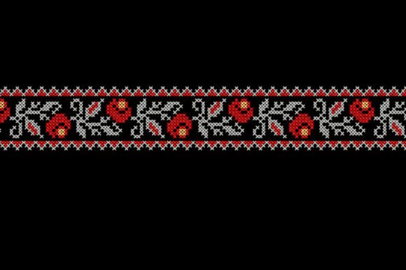 Roses Cross Sttich Border Embroidery Review